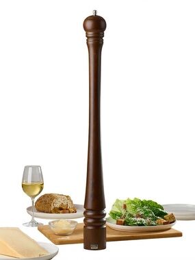Trudeau Extra Tall Wood Pepper Mill Restaurant Professional Grinde Long 31 inch